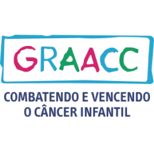 Logotipo da GRAACC Combatendo e vencendo o câncer infantil