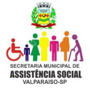 Logotipo da Secretaria Municipal de Assistência Social Valparaiso SP