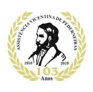 Logotipo da Assistência Vicentina de Pederneiras 103 anos